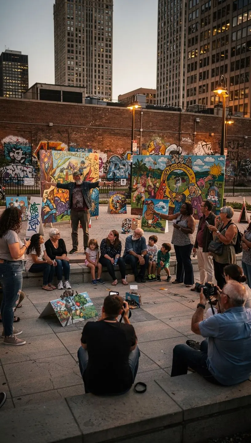 Community gathering fostering inclusivity for hobbyists